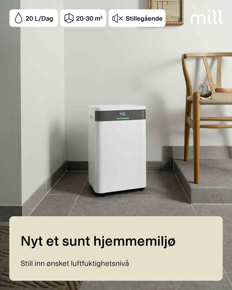Mill MDH20 luftavfukter 20 liter