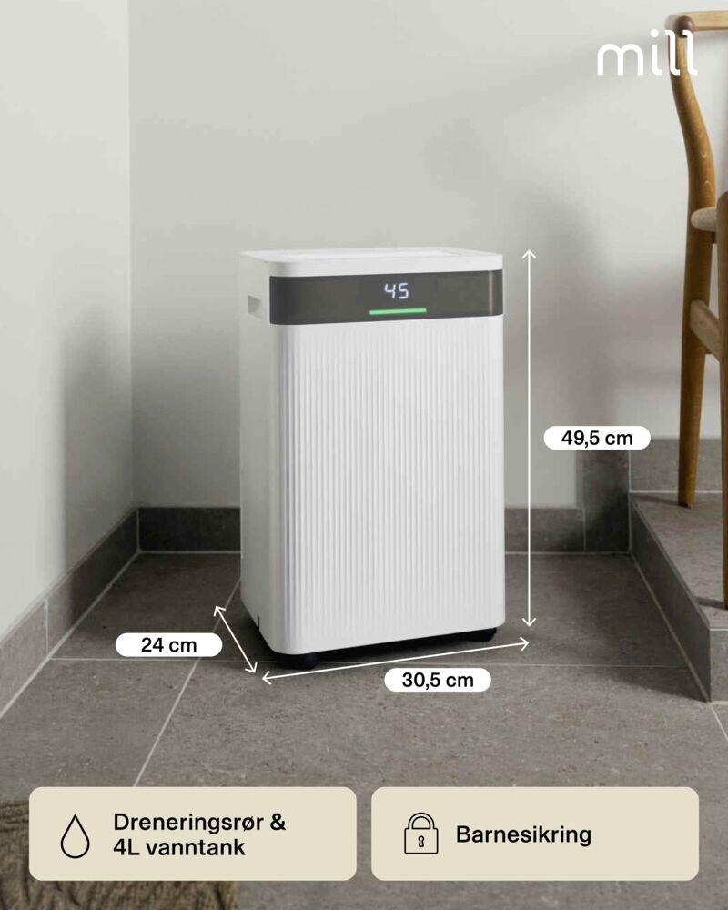 Mill MDH20 luftavfukter 20 liter