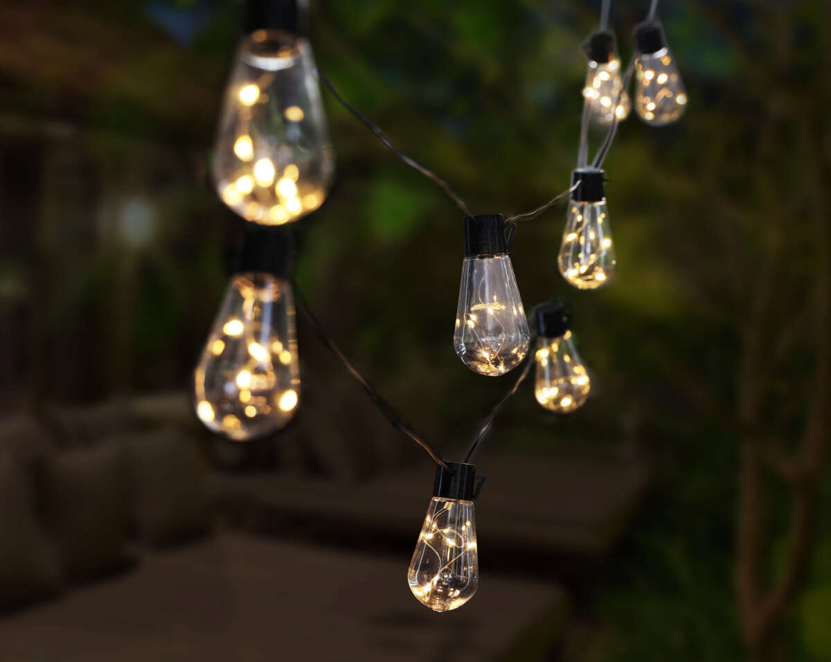 Solcelle LED lenke m/pærer