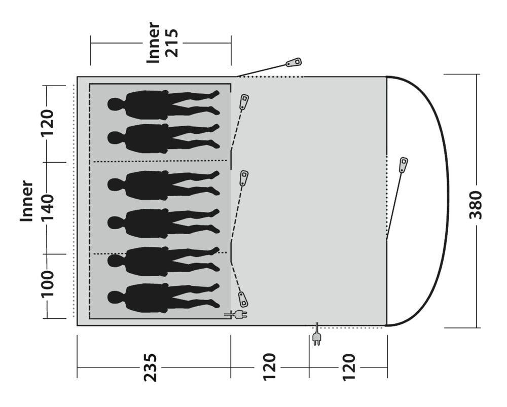 Outwell Sky 6 stangtelt