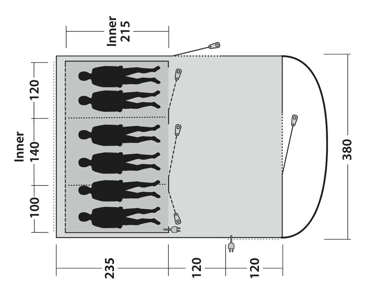 Outwell Sky 6 stangtelt 2026