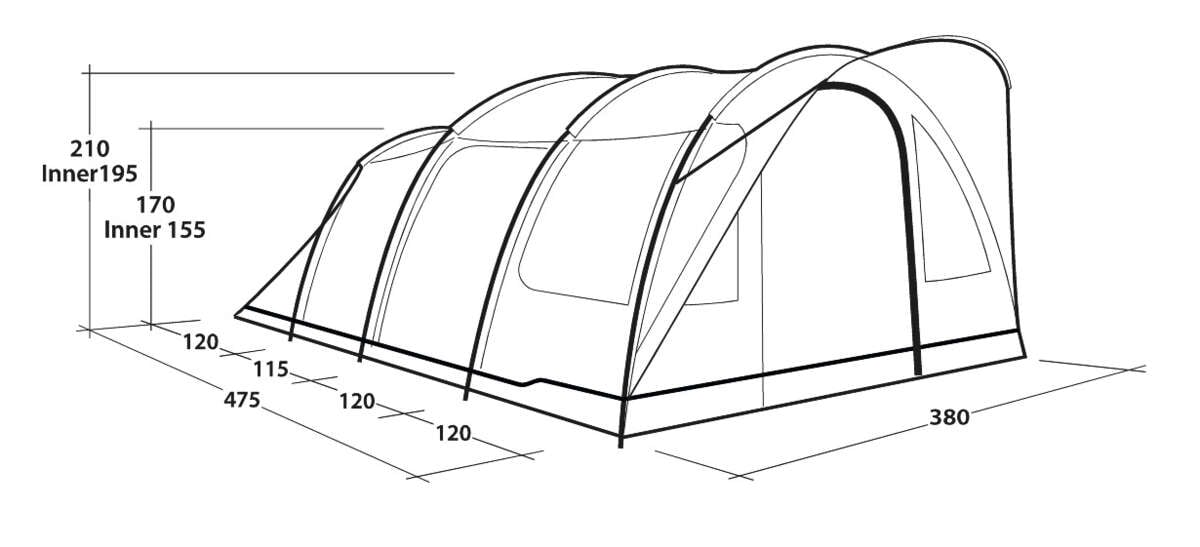 Outwell Sky 6 stangtelt 2026