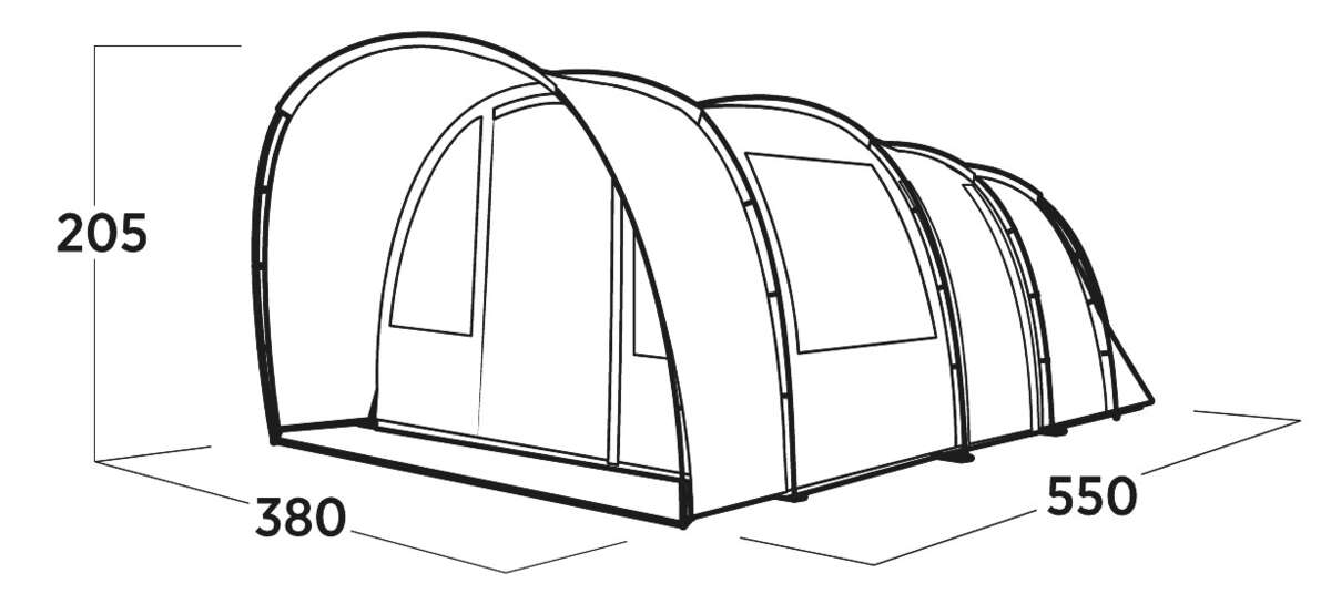 Easy Camp Skarvan 6 familietelt 2026