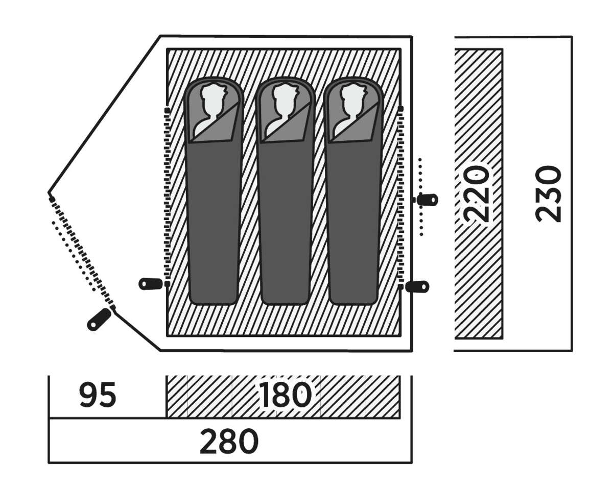 Easy Camp Rondane 3 kuppeltelt
