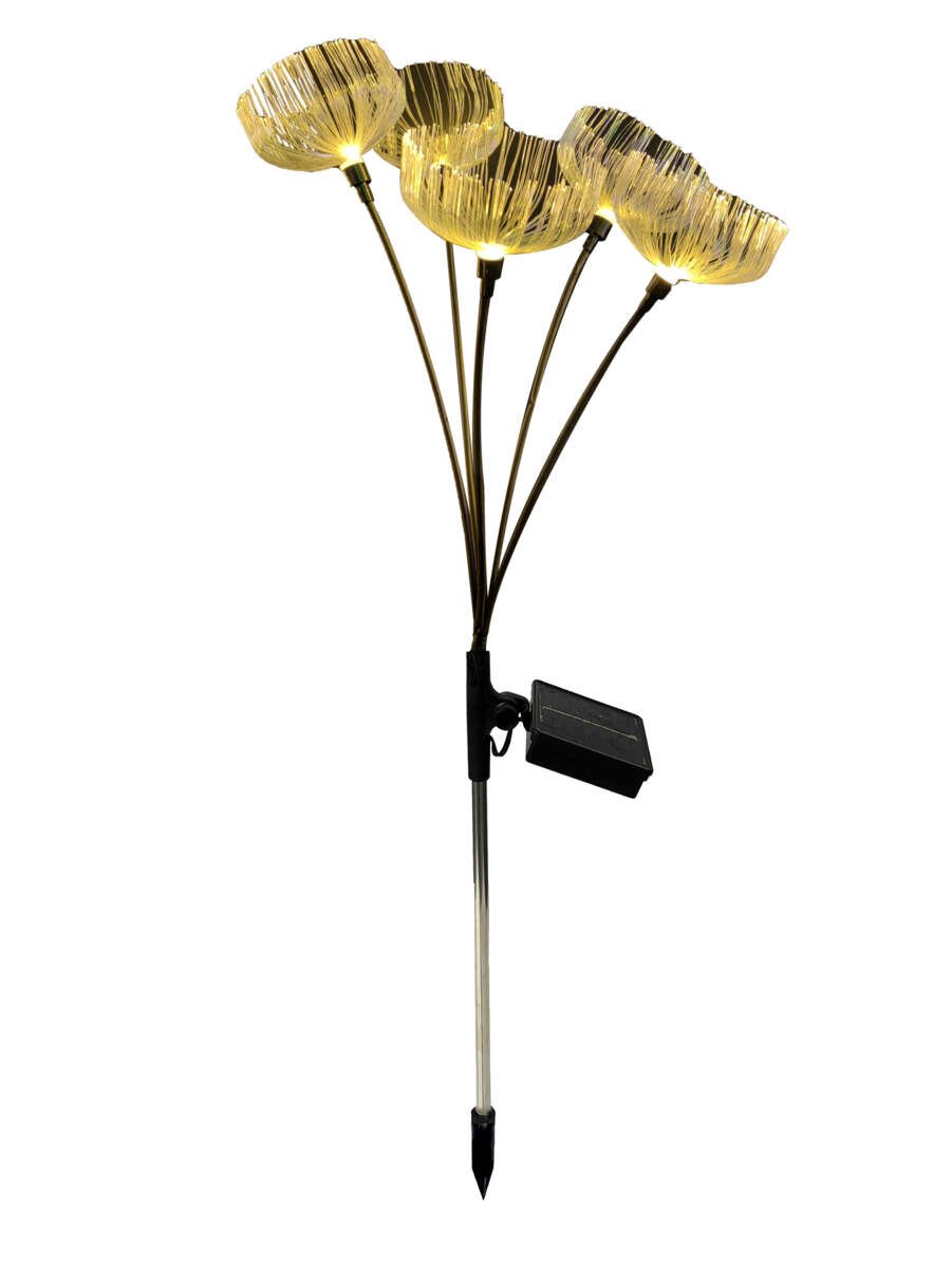 Solcelle Jellyfish LED lysspyd 5-pk