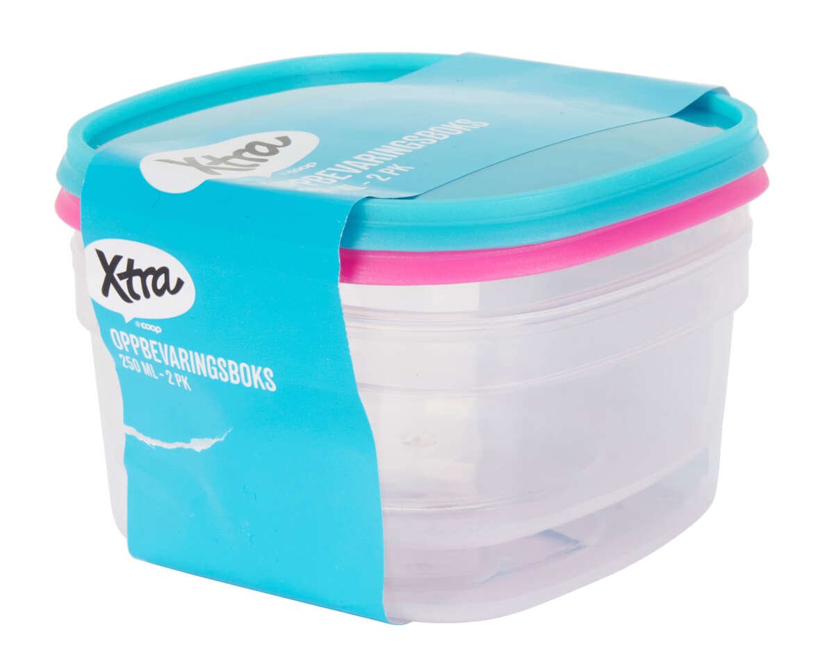 Xtra Flå matoppbevaring 2 pk