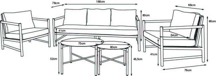 Bohem Sandefjord sofagruppe
