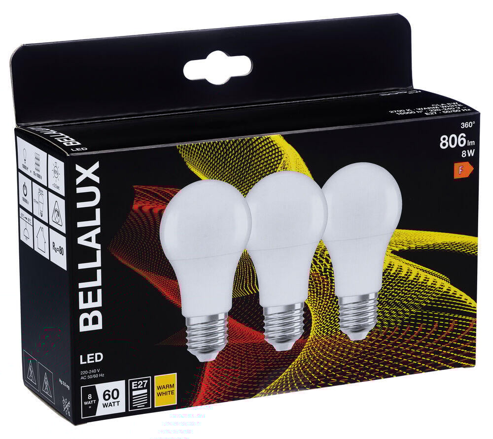 ️ BELLALUX® LED Classic pære 3pk