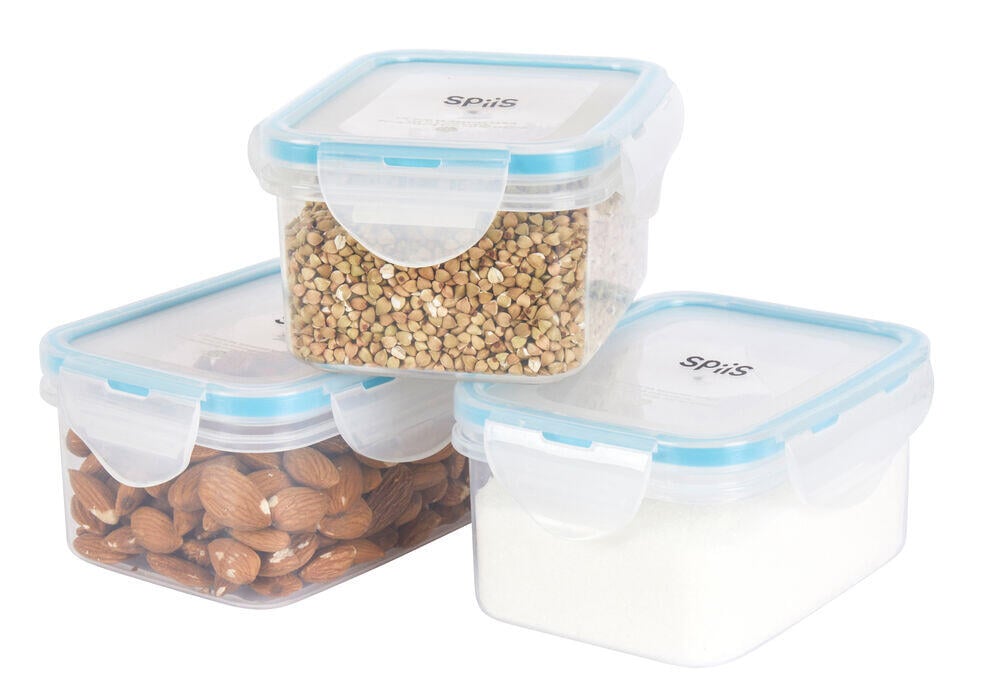 SPiiS Mo matoppbevaringsbokser 3pk