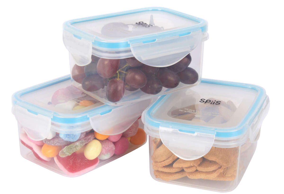 SPiiS Mo matoppbevaringsbokser 3pk