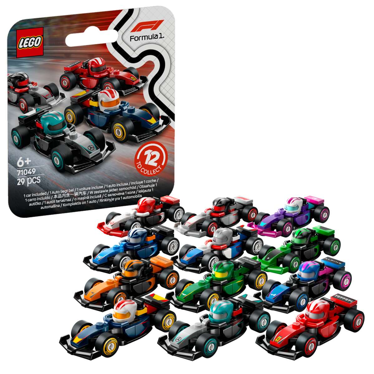 LEGO® Minifigures F1®-racerbiler for samlere 71049