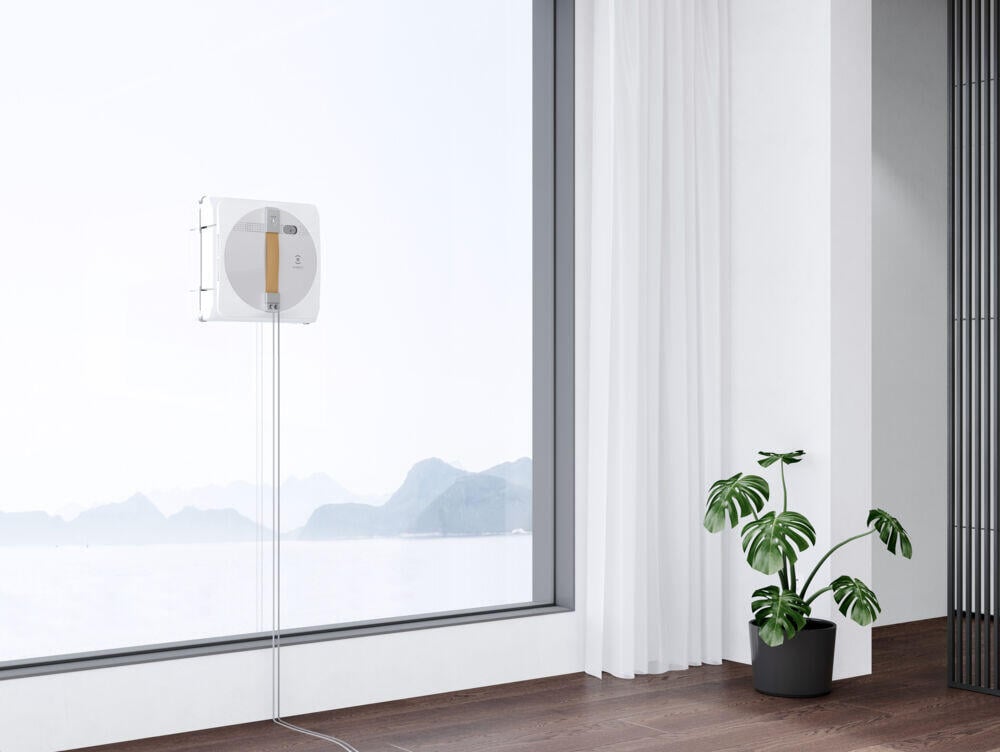 Ecovacs Goat A-1600 RTK robotklipper og Winbot W1 PRO robot vindusvasker