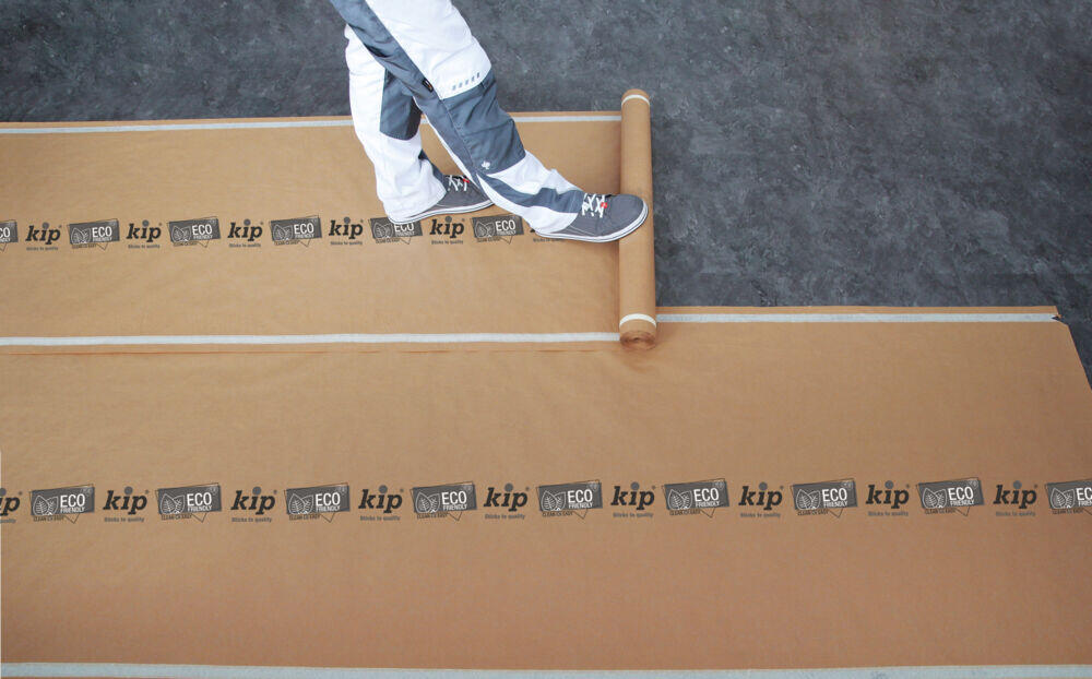 Dekningspapp til gulv m/tape 10 meter