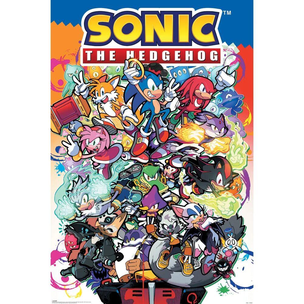 Sonic The Hedgehog (Sonic Comic Characters) plakat