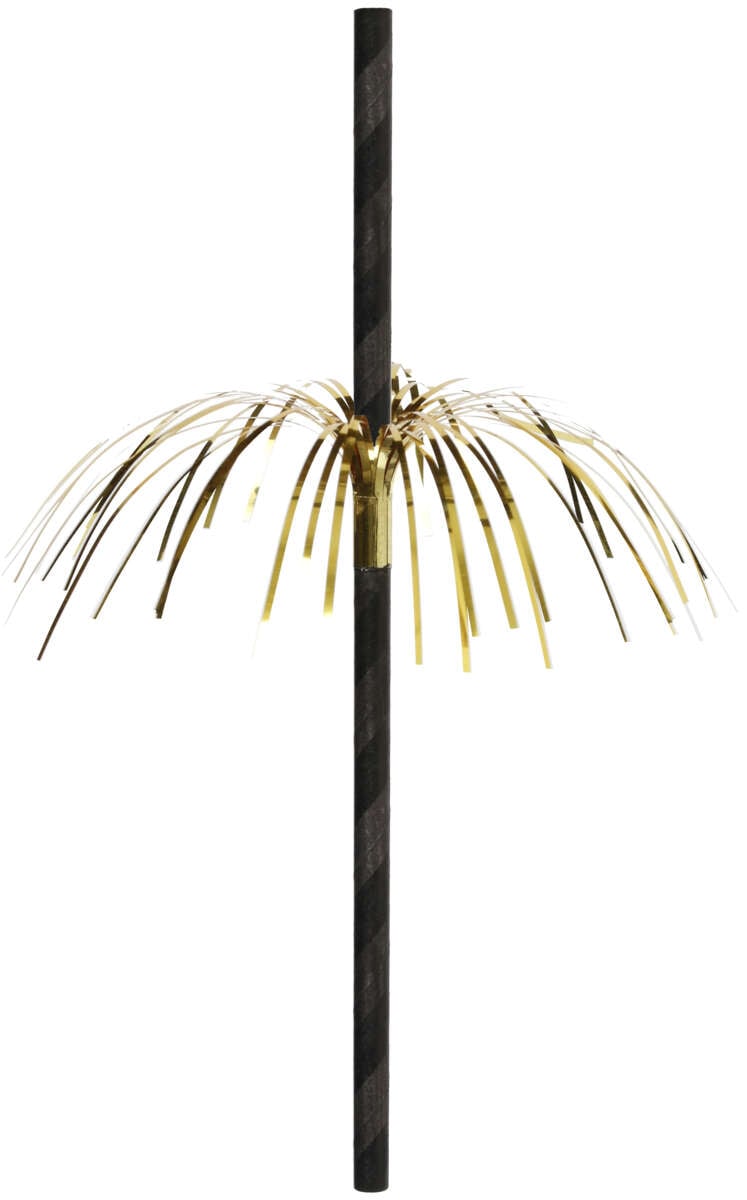 Nyttårsaften sugerør 10pk