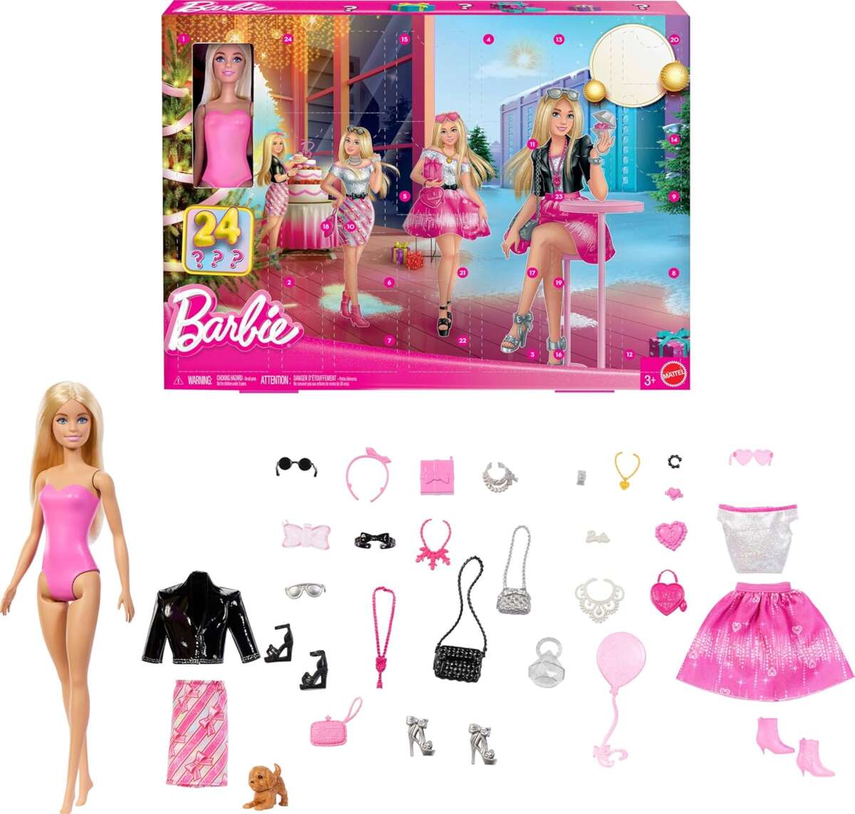 Barbie® Fashionista julekalender 2025