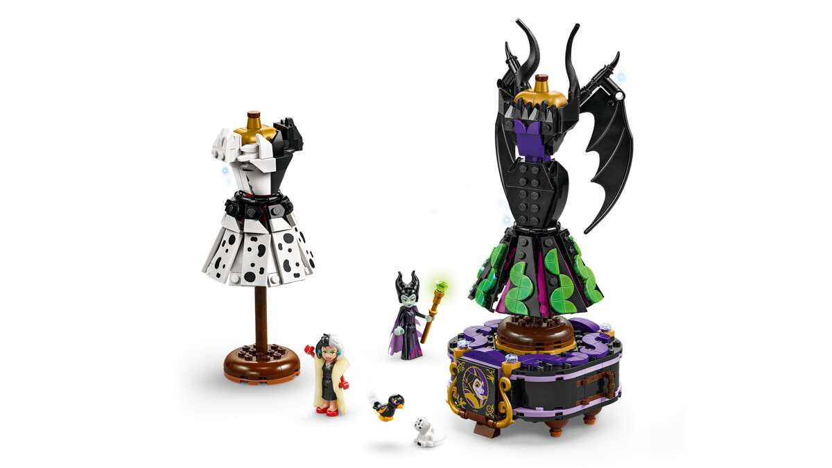 LEGO® ǀ Disney Villains Maleficents og Cruella De Vils kjoler 43262