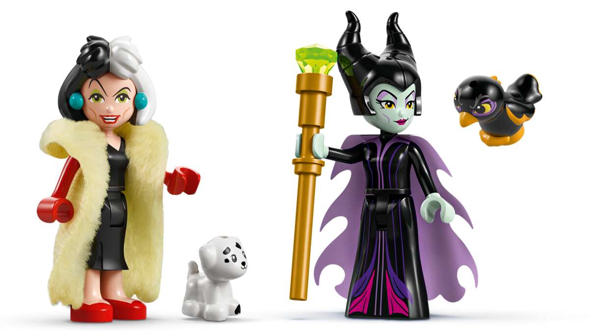 LEGO® ǀ Disney Villains Maleficents og Cruella De Vils kjoler 43262