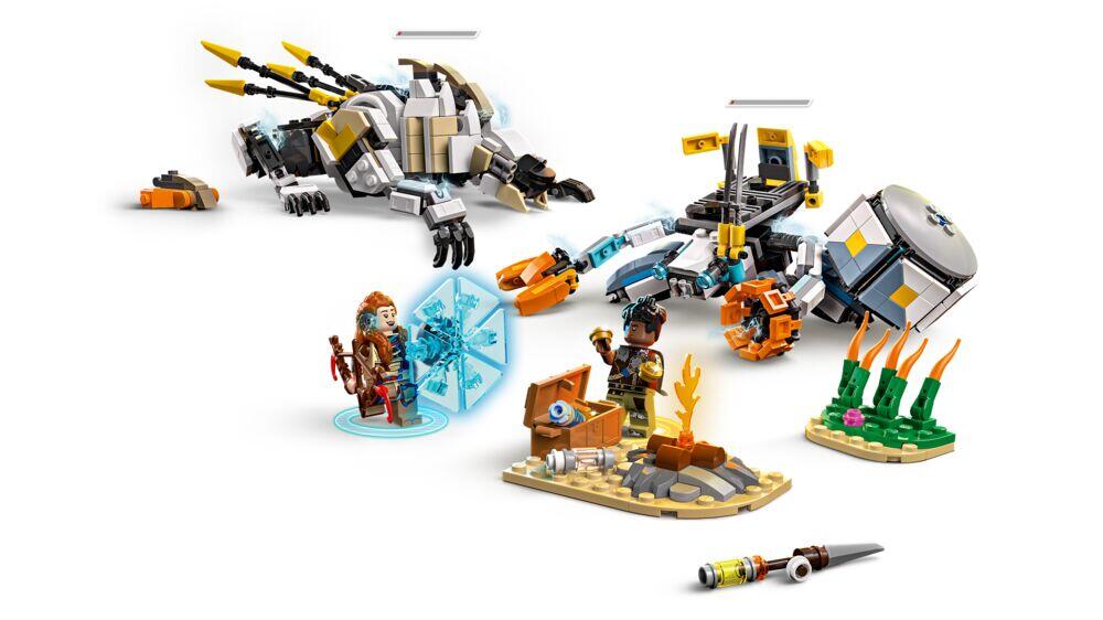 LEGO® Horizon Adventures™ Aloy og Varl mot skallvandrer og sagtann 77037