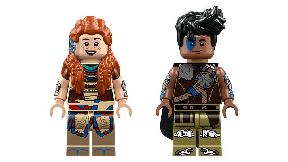 LEGO® Horizon Adventures™ Aloy og Varl mot skallvandrer og sagtann 77037