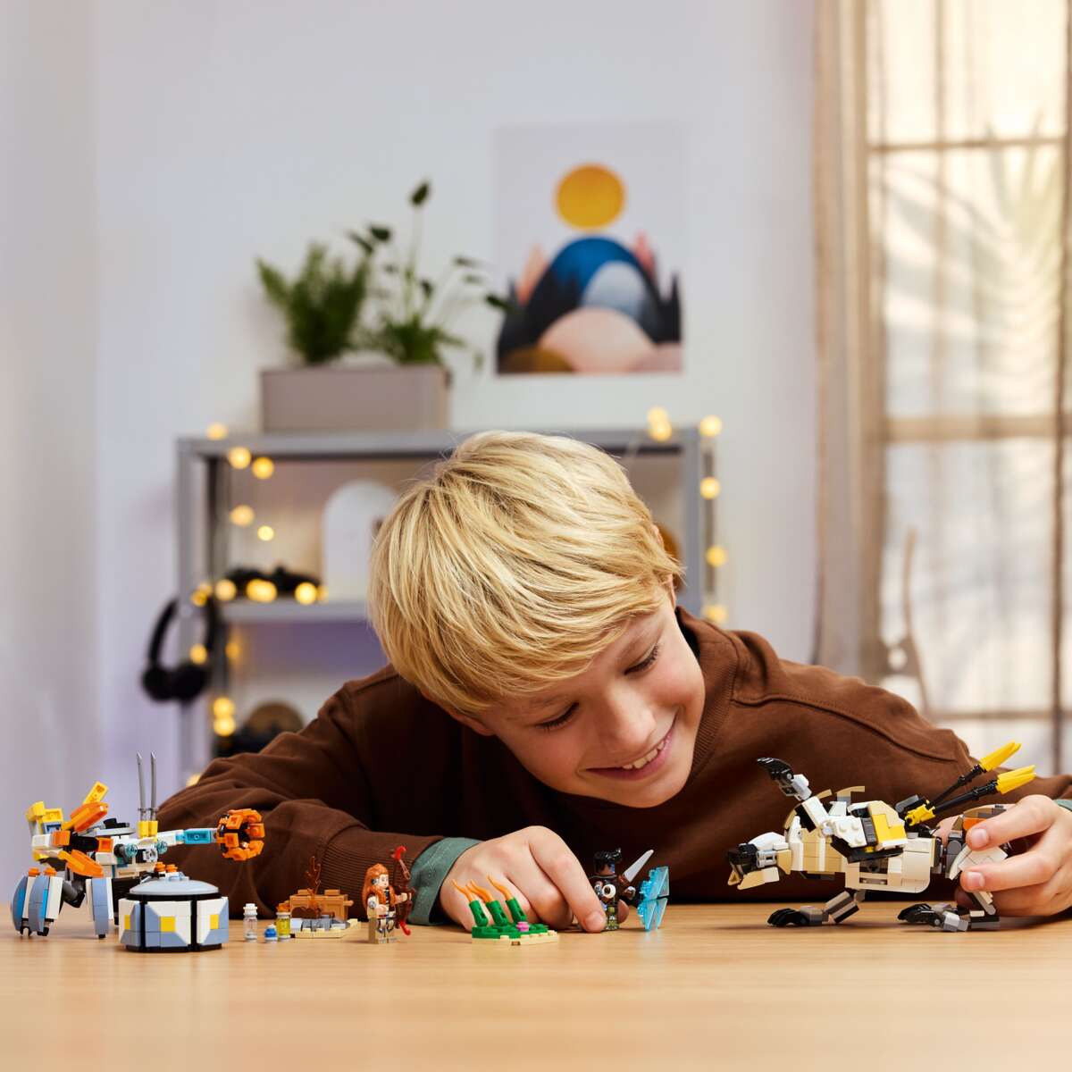 LEGO® Horizon Adventures™ Aloy og Varl mot skallvandrer og sagtann 77037