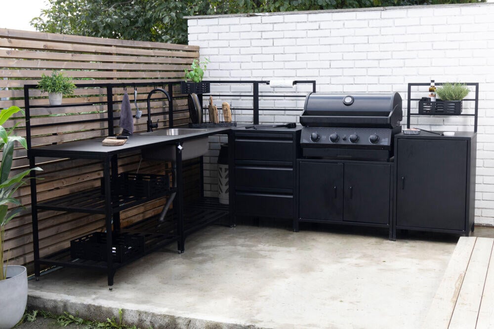 FCC utekjøkken modul 8 grillseksjon 2 dører