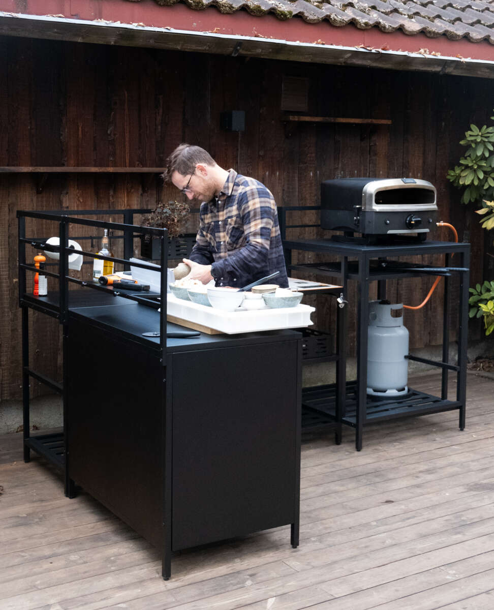 FCC utekjøkken modul 2 hjørneseksjon