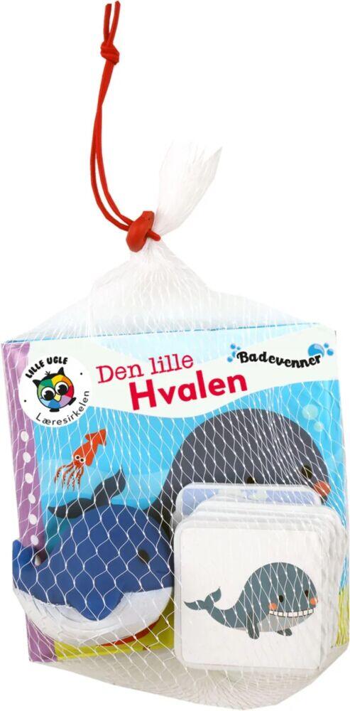 Den lille hvalen - badebok m/ figur og lekebrikke