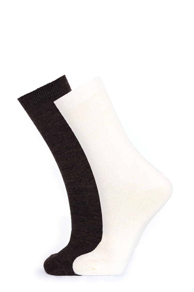 Mjuk ullsokker 2-pk unisex