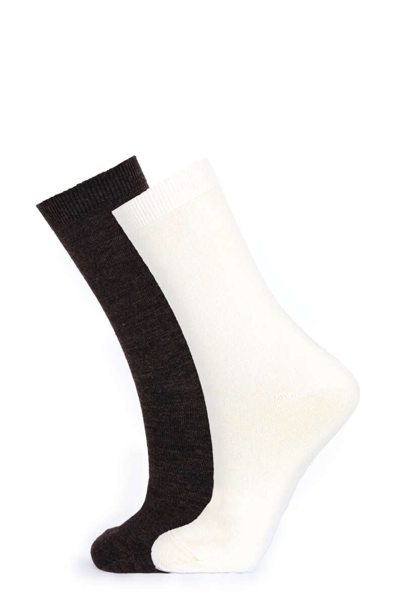 Mjuk ullsokker 2-pk unisex