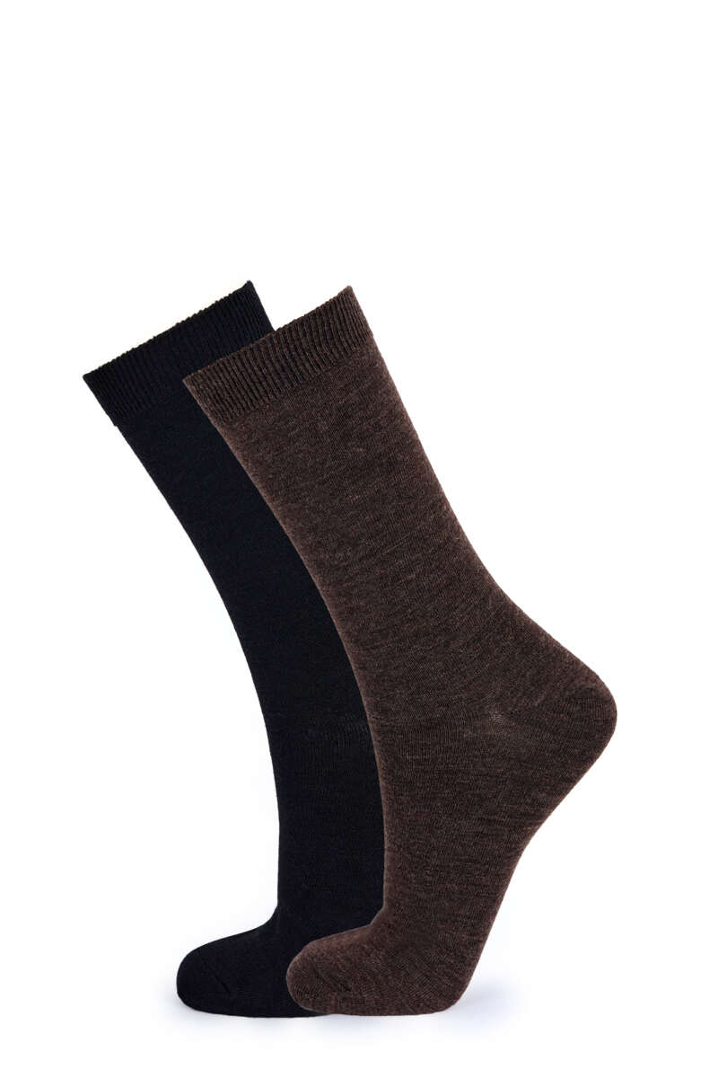 Mjuk ullsokker 2-pk unisex
