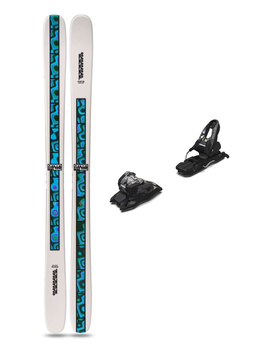 K2 Omen 90 twin-tip ski dame 25