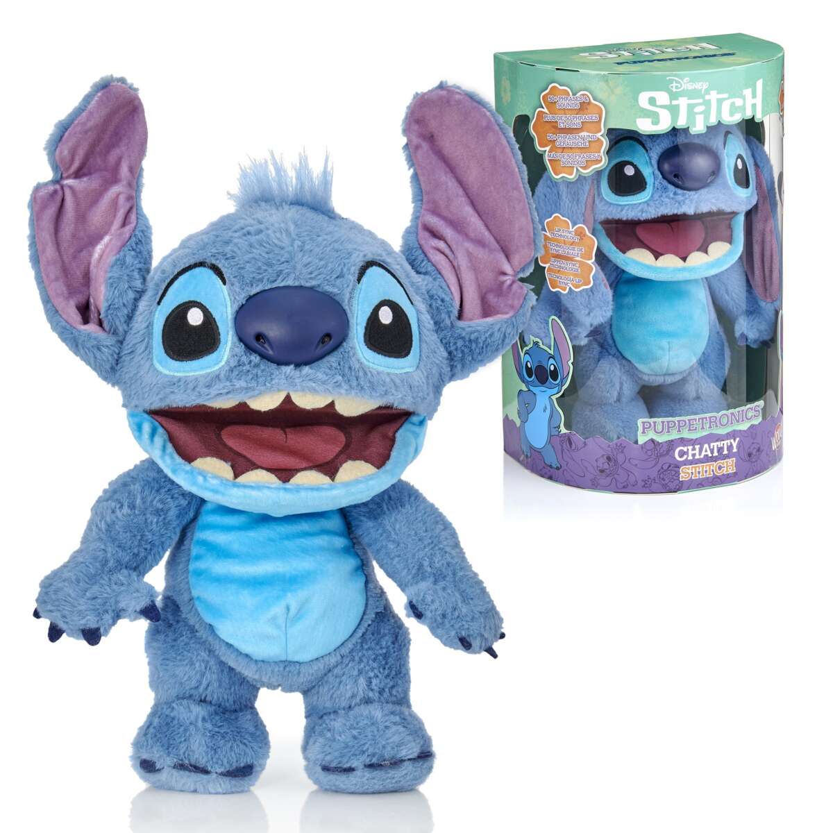 Disney Stitch Chatty Stitch plysjfigur
