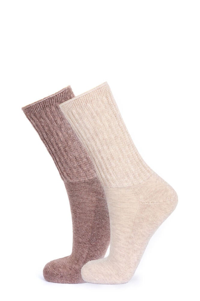 Mjuk Comfy sokker 2-pk dame