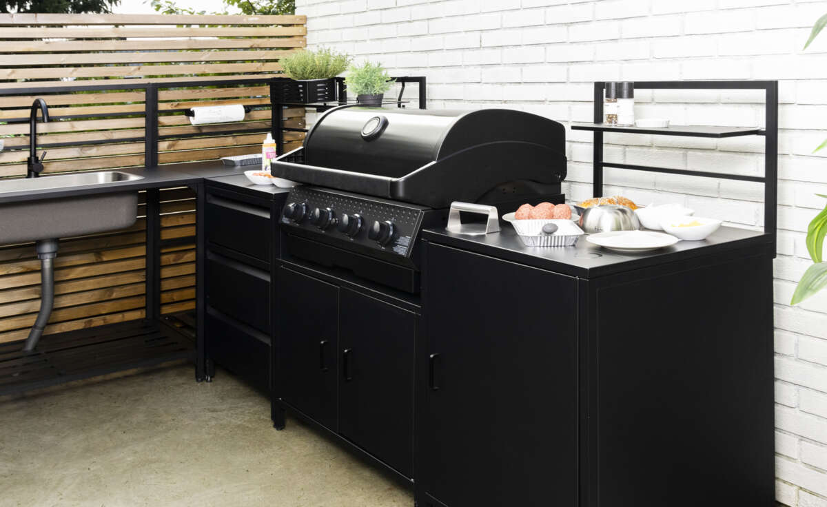 FCC utekjøkken modul 8 grillseksjon 2 dører