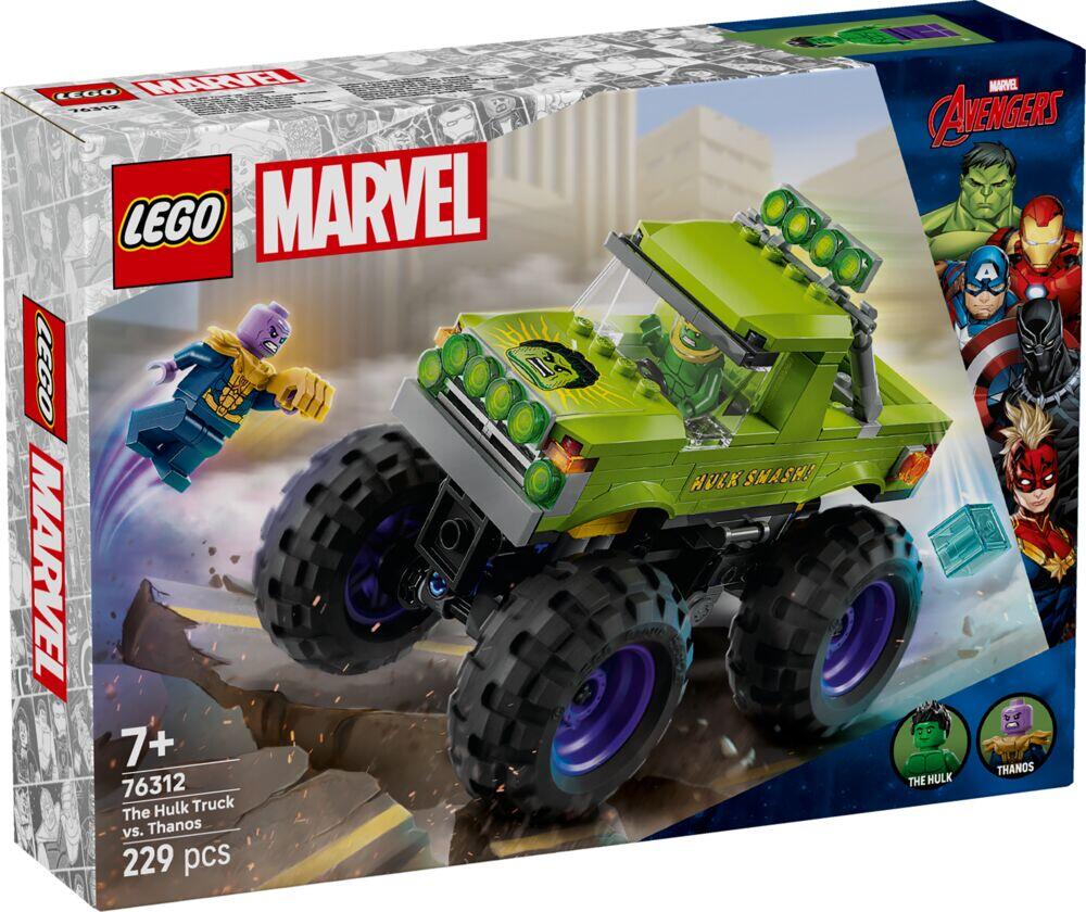 LEGO® ǀ Marvel Hulk-monstertruck mot Thanos 76312