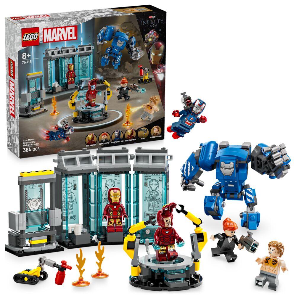 LEGO® ǀ Marvel Iron Mans laboratorium: Draktgalleriet 76315