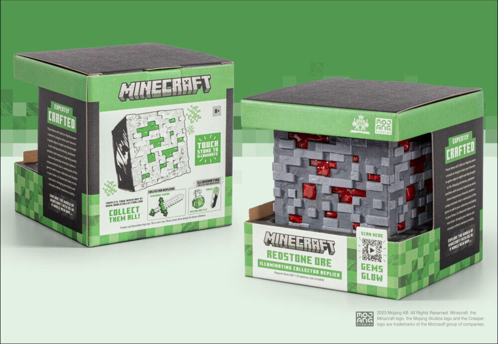 Minecraft™ Redstone Ore dekorativt lys