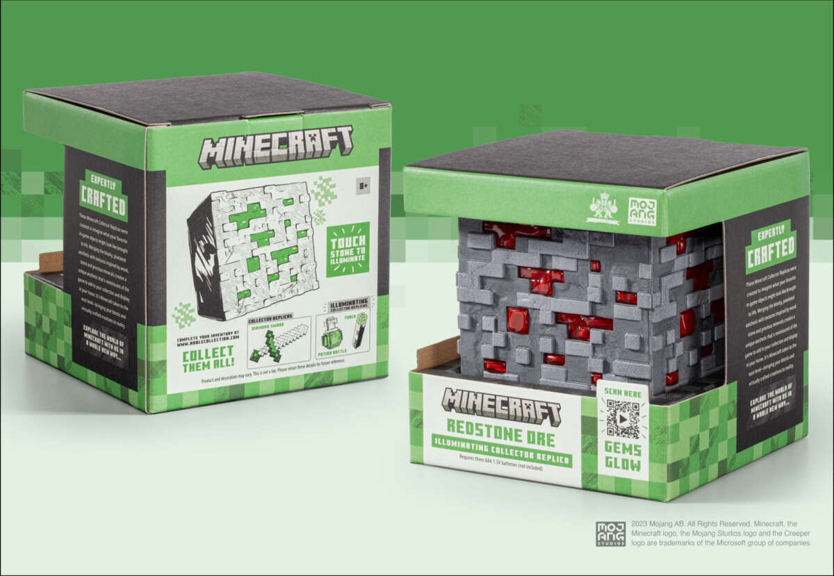 Minecraft™ Redstone Ore dekorativt lys
