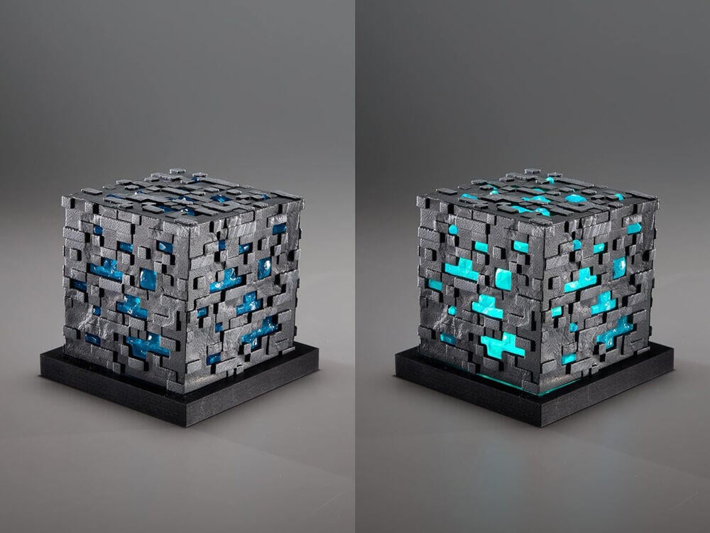 Minecraft™ Diamond Ore dekorativt lys