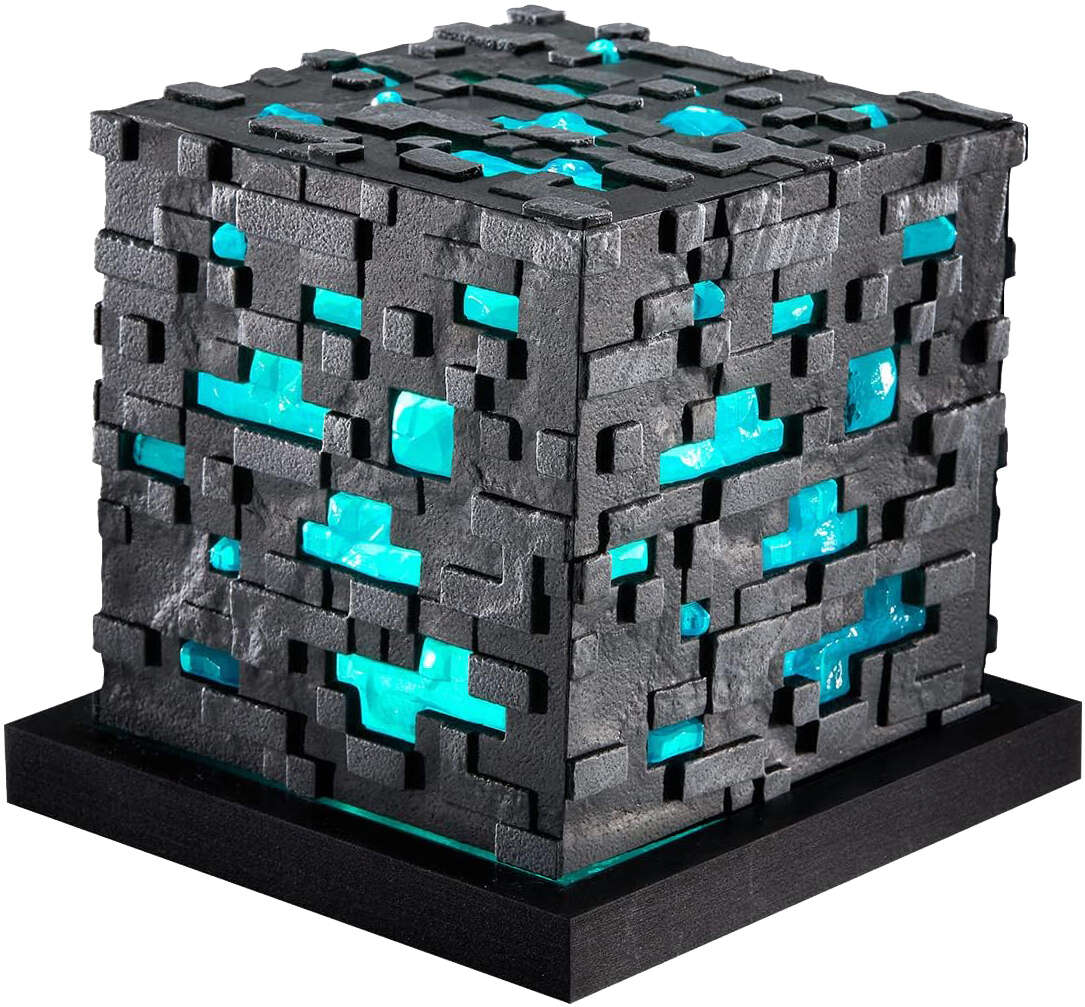 Minecraft™ Diamond Ore dekorativt lys