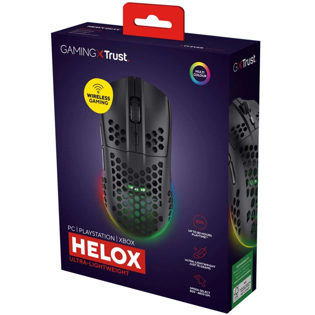 Trust GXT 929 Helox trådløs gamingmus