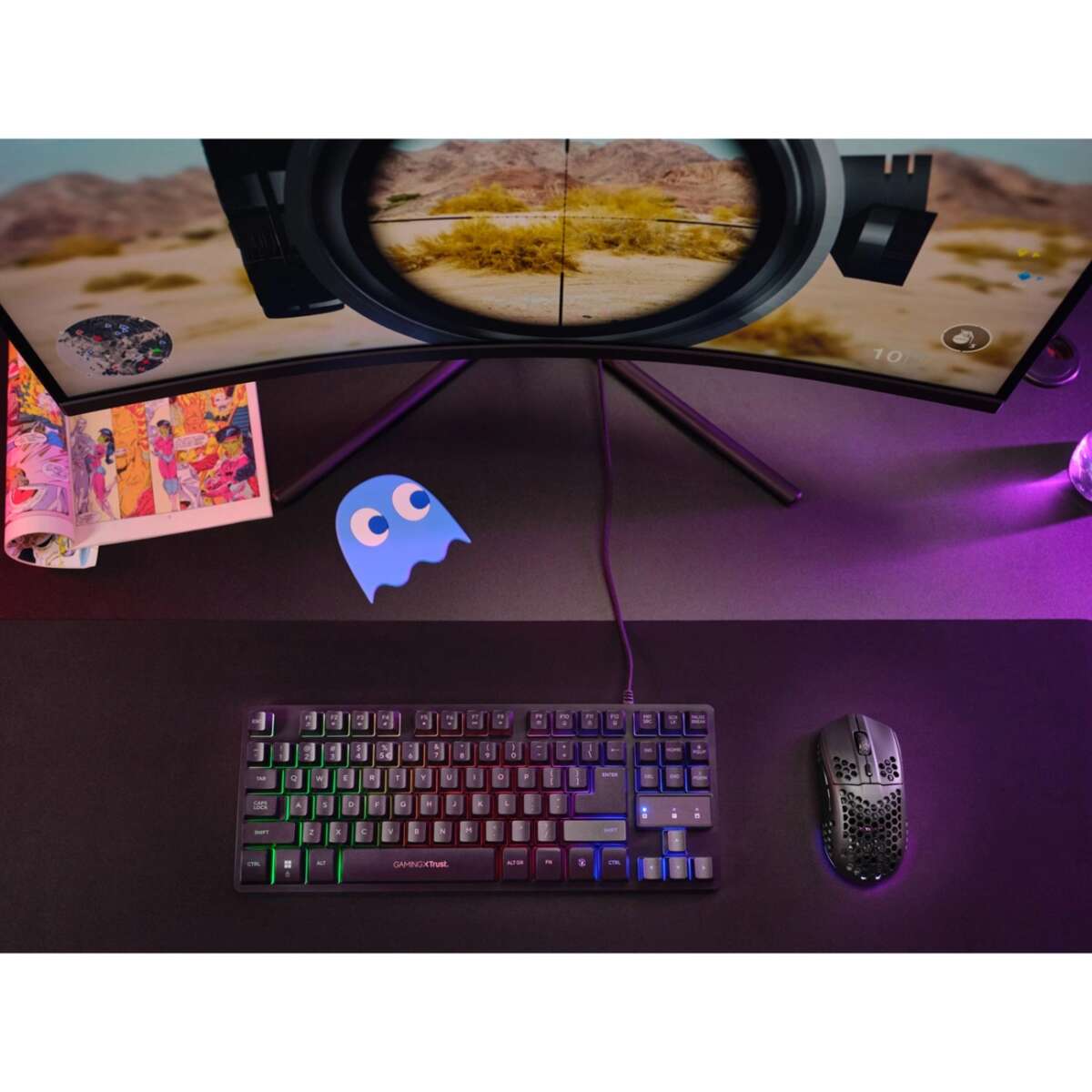Trust GXT 929 Helox trådløs gamingmus