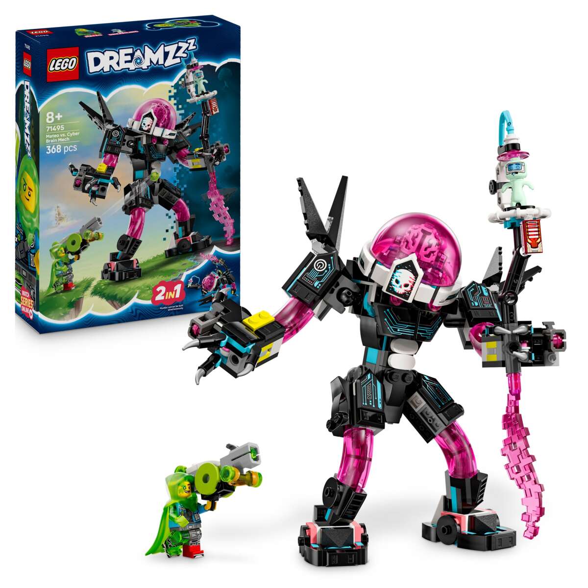 LEGO® DREAMZzz™ Mateo mot Kyberhjerne-roboten 71495