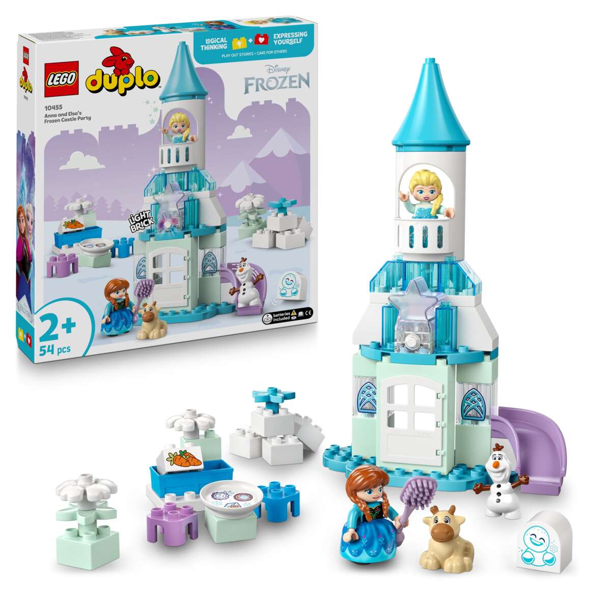 LEGO® DUPLO® │ Disney Anna og Elsas frostige slottsfest 10455