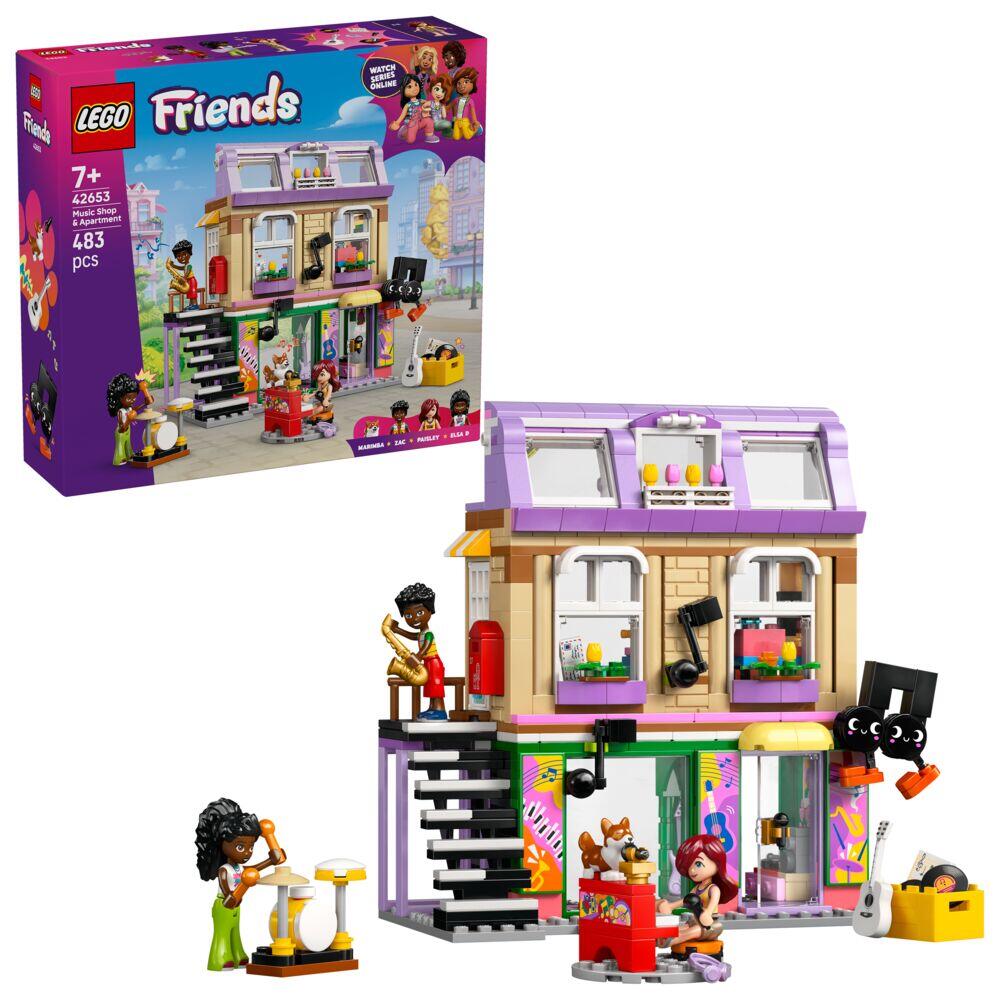 LEGO® Friends Musikkbutikk og leilighet 42653