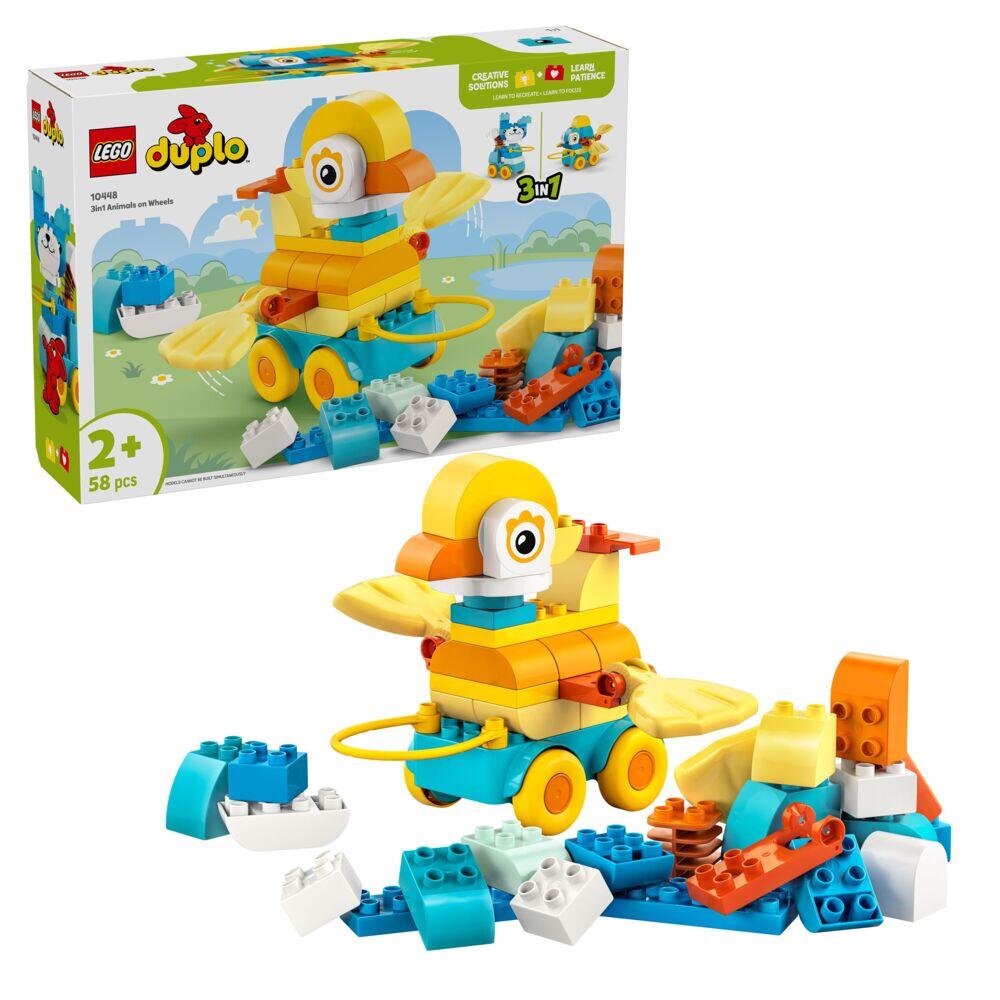 LEGO® DUPLO® Town 3-i-1 Dyr på hjul 10448