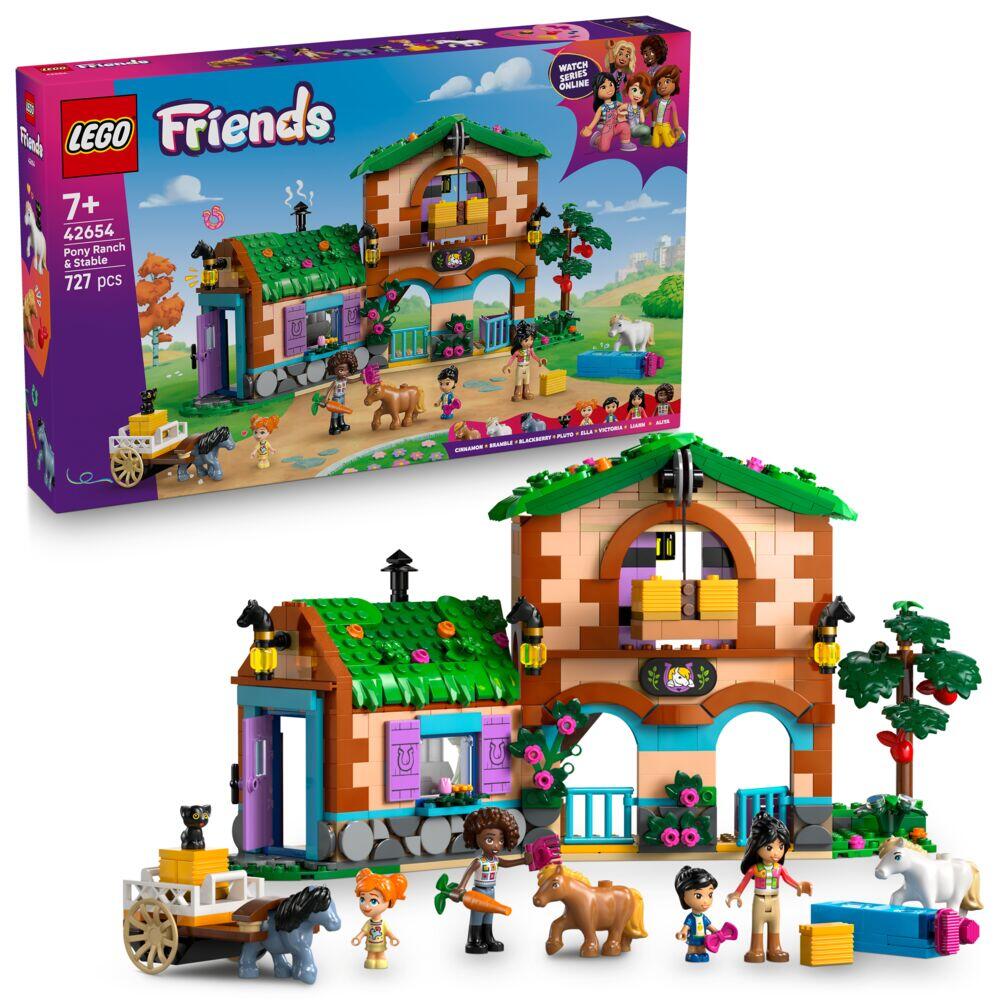 LEGO® Friends Ponniranch med stall 42654