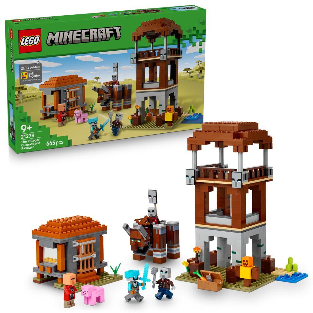 LEGO® Minecraft® Røvernes utpost og olmt beist  21278