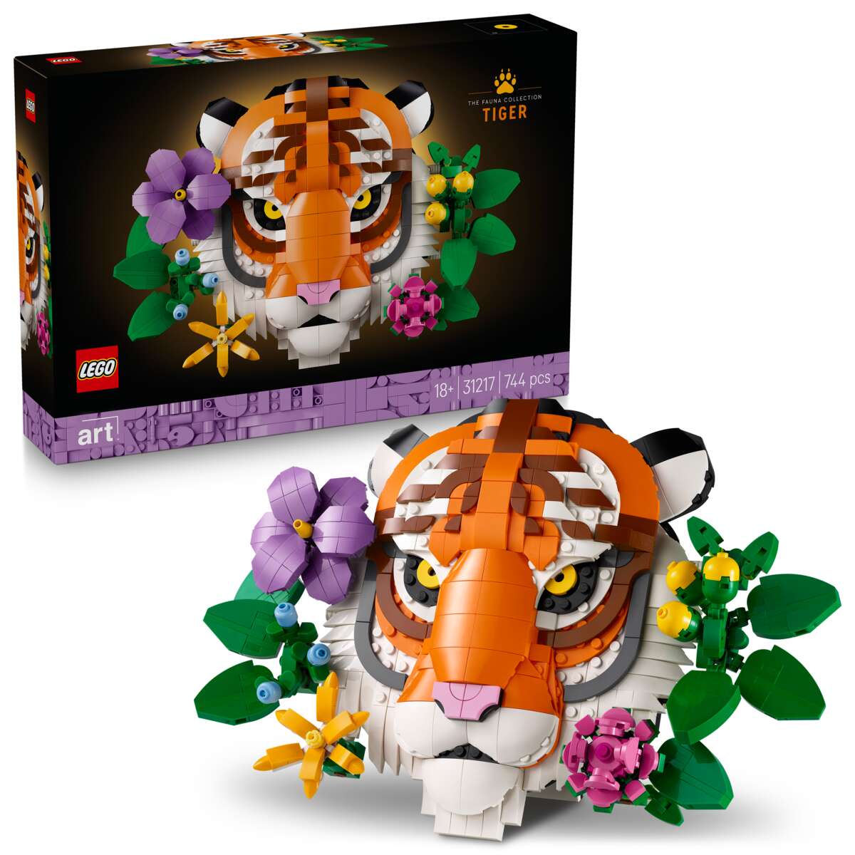 LEGO® Art The Fauna Collection – Tiger 31217